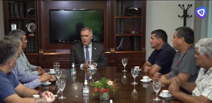 El vicegobernador Osvaldo Jaldo recibió a la CGT