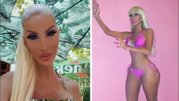 Así se ve la mujer que gastó millones para verse como la muñeca “Barbie”
