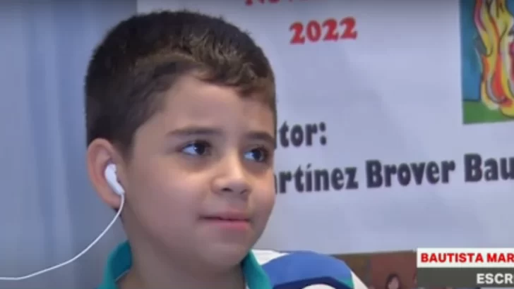 Tiene nueve años y escribió su primer libro