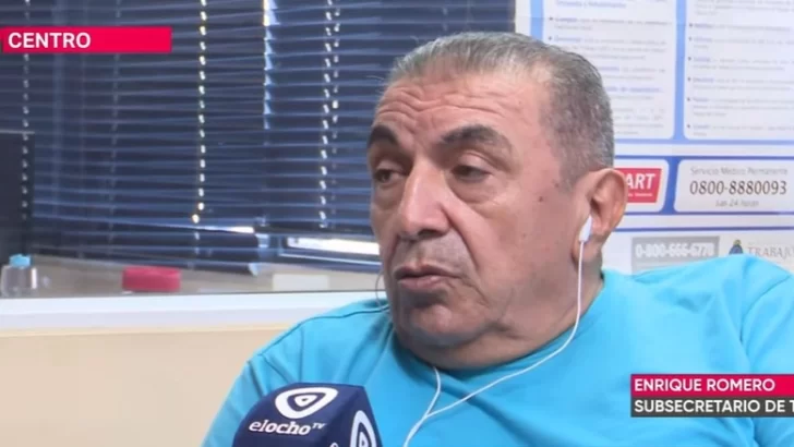 Romero habló de la pelea entre el empleado municipal y el taxista