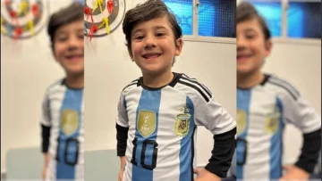 Cumpleañero y campeón del mundo: así festeja Ciro Messi sus cinco años