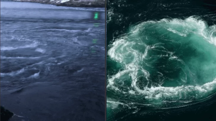 Este es el potente remolino marino que ostenta un récord Guinness