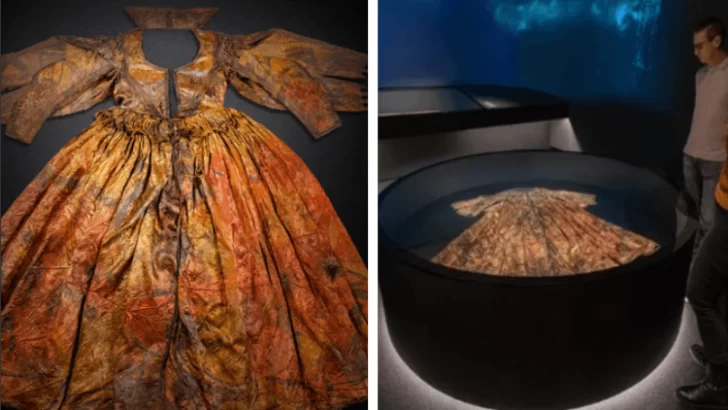 El misterio del vestido: investigan una prenda hallada en el mar después de 400 años