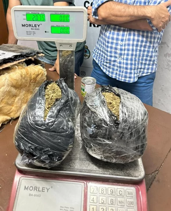 Molle Yaco: Secuestran más de 2 kilos de marihuana