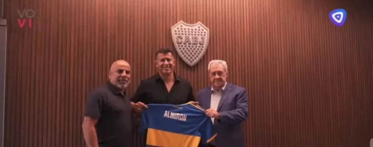 Jorge Almirón fue presentado como nuevo DT de Boca