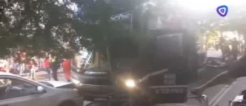 Chocó el micro que transportaba al plantel de River Plate