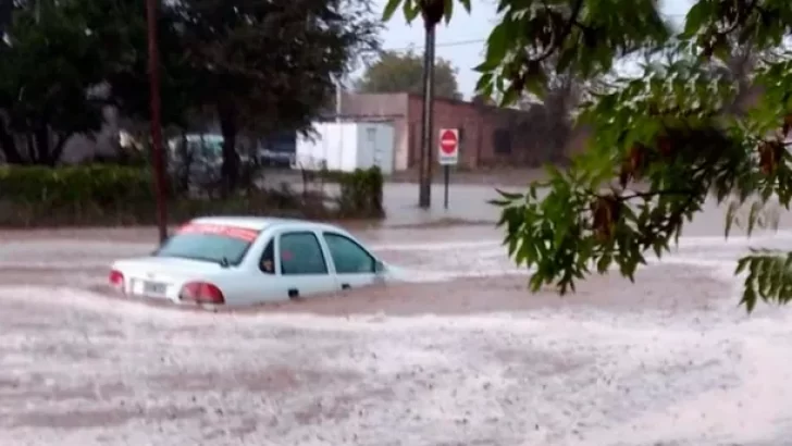 VIDEO: fuerte temporal en Santa Rosa, La Pampa