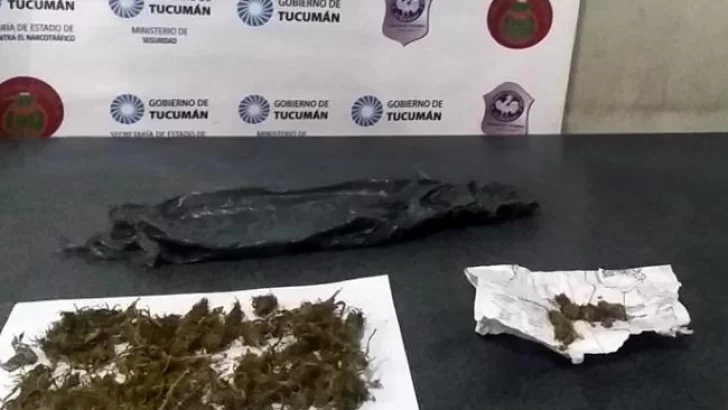 Fue detenido un hombre que comercializaba drogas en la vía pública