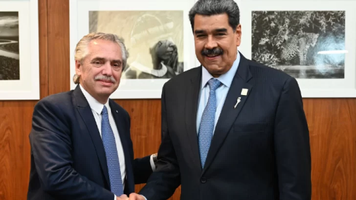 La oposición criticó a Alberto Fernández por la foto con Nicolás Maduro: “Siempre del lado equivocado”