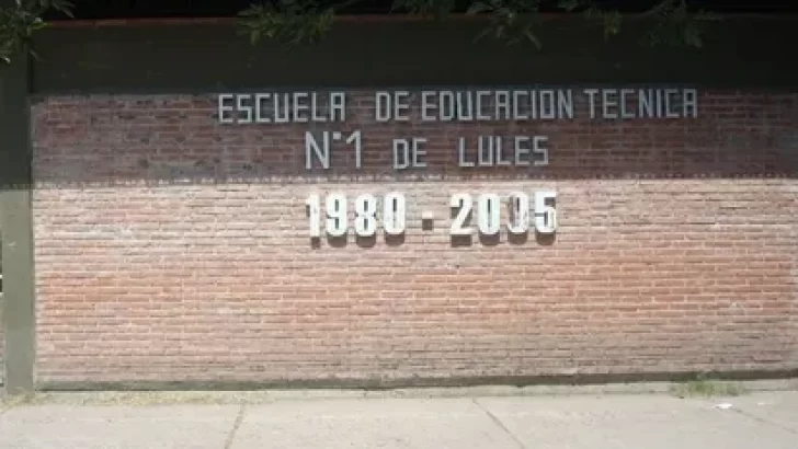 Separaron de su cargo a un docente de la Escuela Técnica de Lules denunciado por agresión