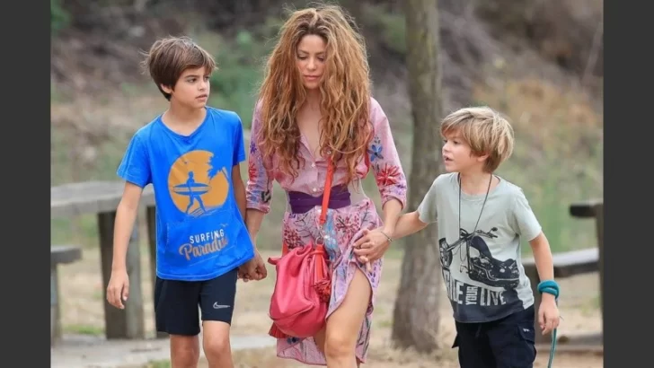 Acróstico, la nueva canción de Shakira, dedicada a sus hijos Sasha y Milan