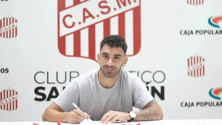 San Martín de Tucumán presentó a Leonel Pierce