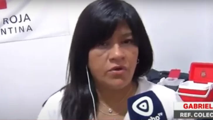 Realizan una colecta de sangre en la sede de la Cruz Roja