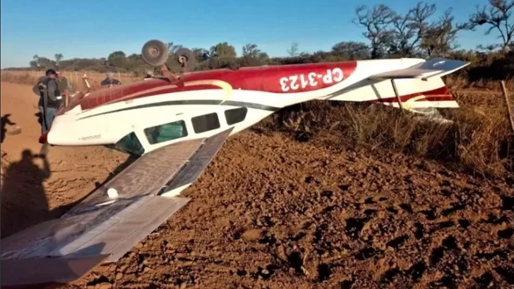 Hallan el GPS de la avioneta que se estrelló en Chaco con más de 350 kilos de cocaína