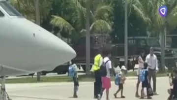 Messi aterrizó en Miami junto a su familia y el domingo será presentado en su nuevo club