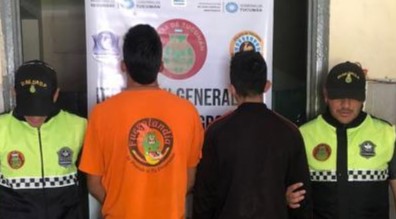 Atraparon a dos hombres que portaban bagullos de marihuana Atraparon a dos hombres que portaban bagullos de marihuana