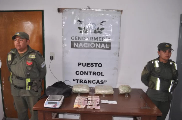 Secuestraron droga y detuvieron a dos mujeres en un operativo de Gendarmería nacional