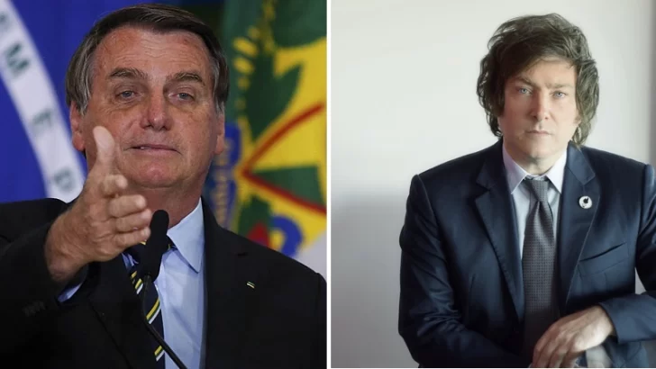 Bolsonaro le deseó suerte a Milei para las PASO y aseguró que tienen “muchas cosas en común”