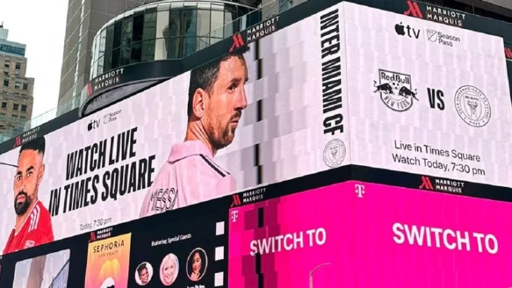 Messimanía en Estados Unidos: su debut en la MLS se podrá ver gratis en Times Square