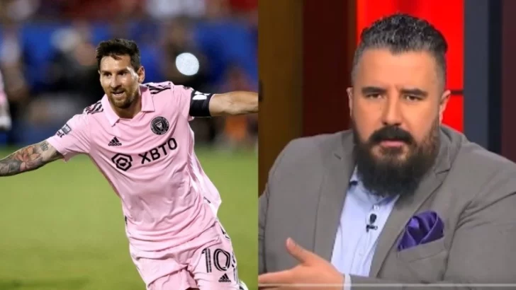 Quién es el periodista mexicano que genera polémica en redes sociales por sus críticas contra Lionel Messi