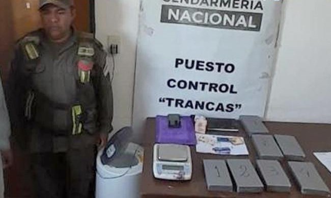 Trancas: secuestraron cocaína mientras realizaban un control fronterizo