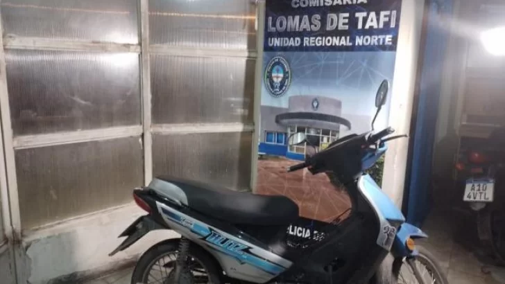 Detuvieron a dos menores y secuestraron una moto por un robo “piraña”