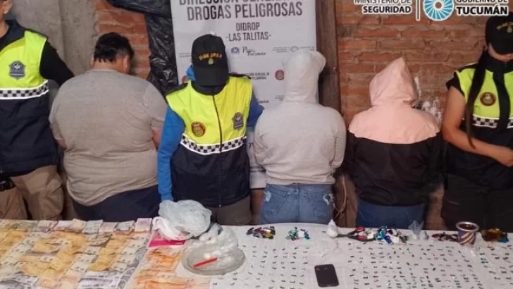 Detuvieron a los integrantes de una familia dedicada al narcomenudeo en Tafí Viejo