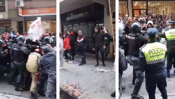 Protestas y disturbios por falta de apoyo a comedores comunitarios Protestas y disturbios por falta de apoyo a comedores comunitarios