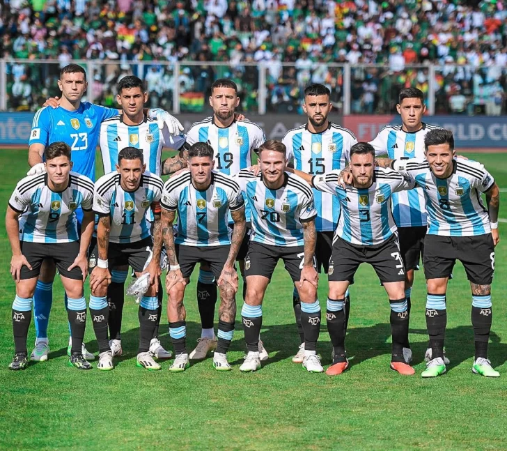 Argentina, sin Messi, ganó, gustó y goleó contra Bolivia en La Paz