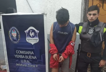 Un sujeto quedó aprehendido por ser sospechoso de un robo con arma de fugo