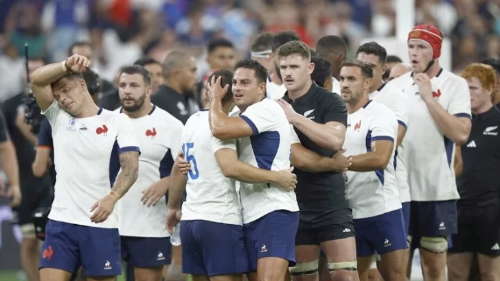 Arrancó el Mundial de Rugby: Francia sorprendió a los All Blacks y desató la locura de su público