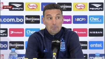 La interminable pregunta que molestó a Scaloni en Bolivia: “Ya entendí, ya entendí”