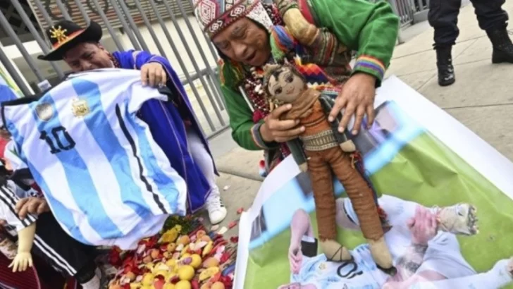 El video del ritual “anti Messi” que hicieron chamanes en Perú para “frenarlo”