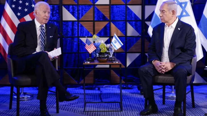Joe Biden llegó a Israel y se involucró de lleno en el conflicto