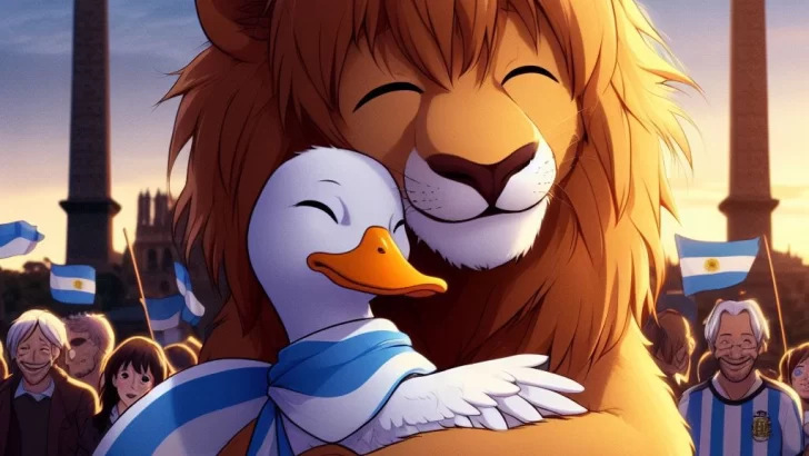 El León y la Pato: el posteo de Milei tras el acuerdo con Bullrich rumbo al balotaje