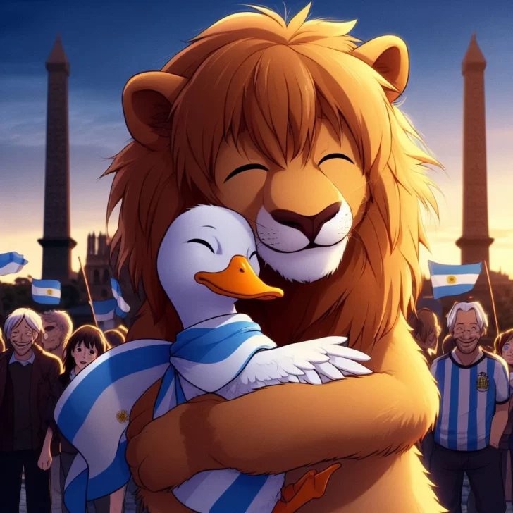 El León y la Pato: el posteo de Milei tras el acuerdo con Bullrich rumbo al balotaje