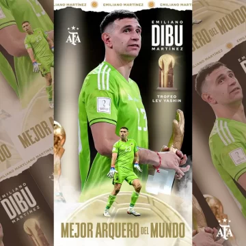 Emiliano Martínez se quedó con el Trofeo Yashin