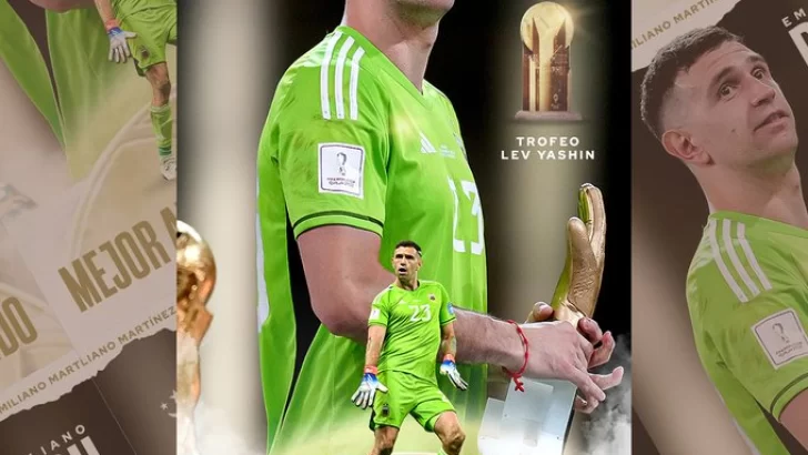 Emiliano Martínez se quedó con el Trofeo Yashin