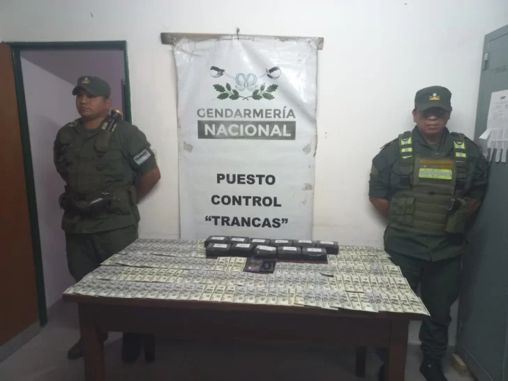 Secuestraron droga y dólares en la ciudad de Trancas Secuestraron droga y dólares en la ciudad de Trancas