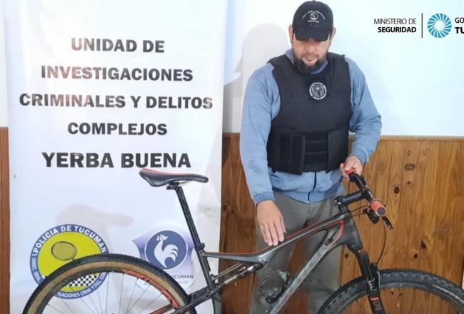 Recuperaron una bicicleta valuada en $4 millones
