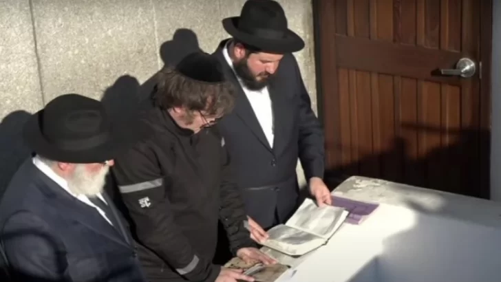 Javier Milei visitó la tumba del “rebe de Lubavitch” en Nueva York