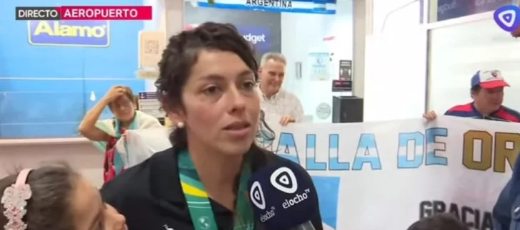 Llegó a Tucumán Cynthia Pinto, ganadora de la medalla de oro en los Juegos Panamericanos