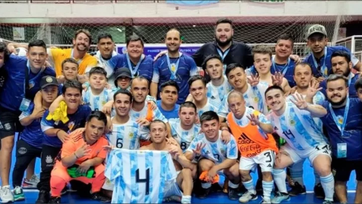 Argentina salió campeón del Mundial de talla baja después de que su rival se retiró del campo de juego