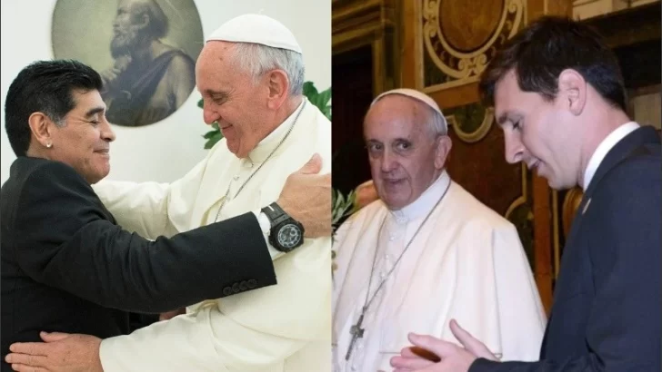 El mejor jugador de la historia: entre Messi y Maradona, el Papa Francisco sumó “un tercero” El mejor jugador de la historia: entre Messi y Maradona, el Papa Francisco sumó “un tercero”