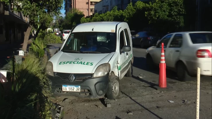 Accidente de tránsito múltiple en Barrio Sur