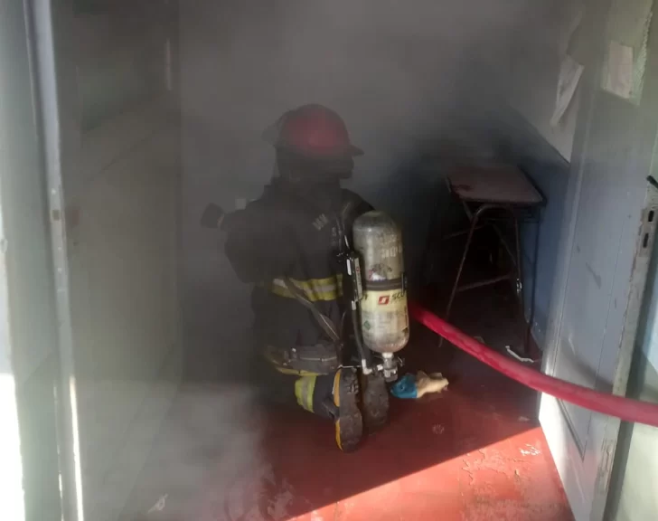 Se produjo un incendio en la Escuela Patricias Argentinas Se produjo un incendio en la Escuela Patricias Argentinas