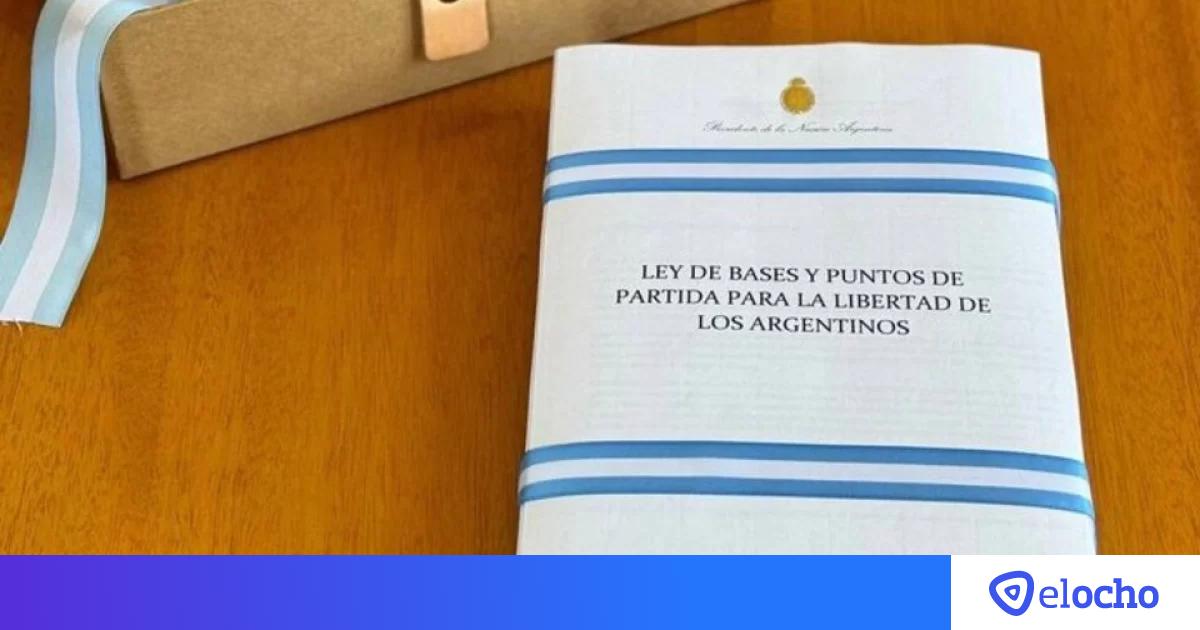 Milei envió al Congreso la ley ómnibus para reformar el Estado | El Ocho