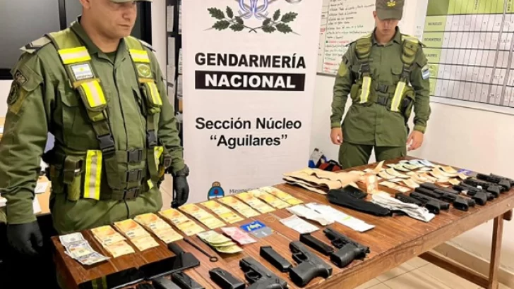 Dos ciudadanos chilenos transportaban armas de fuego en un colectivo