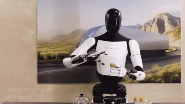 Elon Musk presentó al nuevo robot Tesla: tiene manos “humanas”, puede cocinar un huevo y bailar