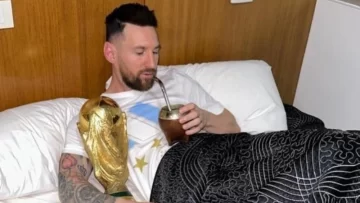 Lionel Messi festejó el primer aniversario del Mundial de Qatar